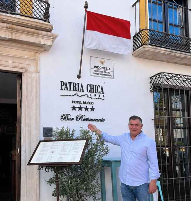 Hotel Museo Patria Chica, hospedaje oficial del equipo indonesio.