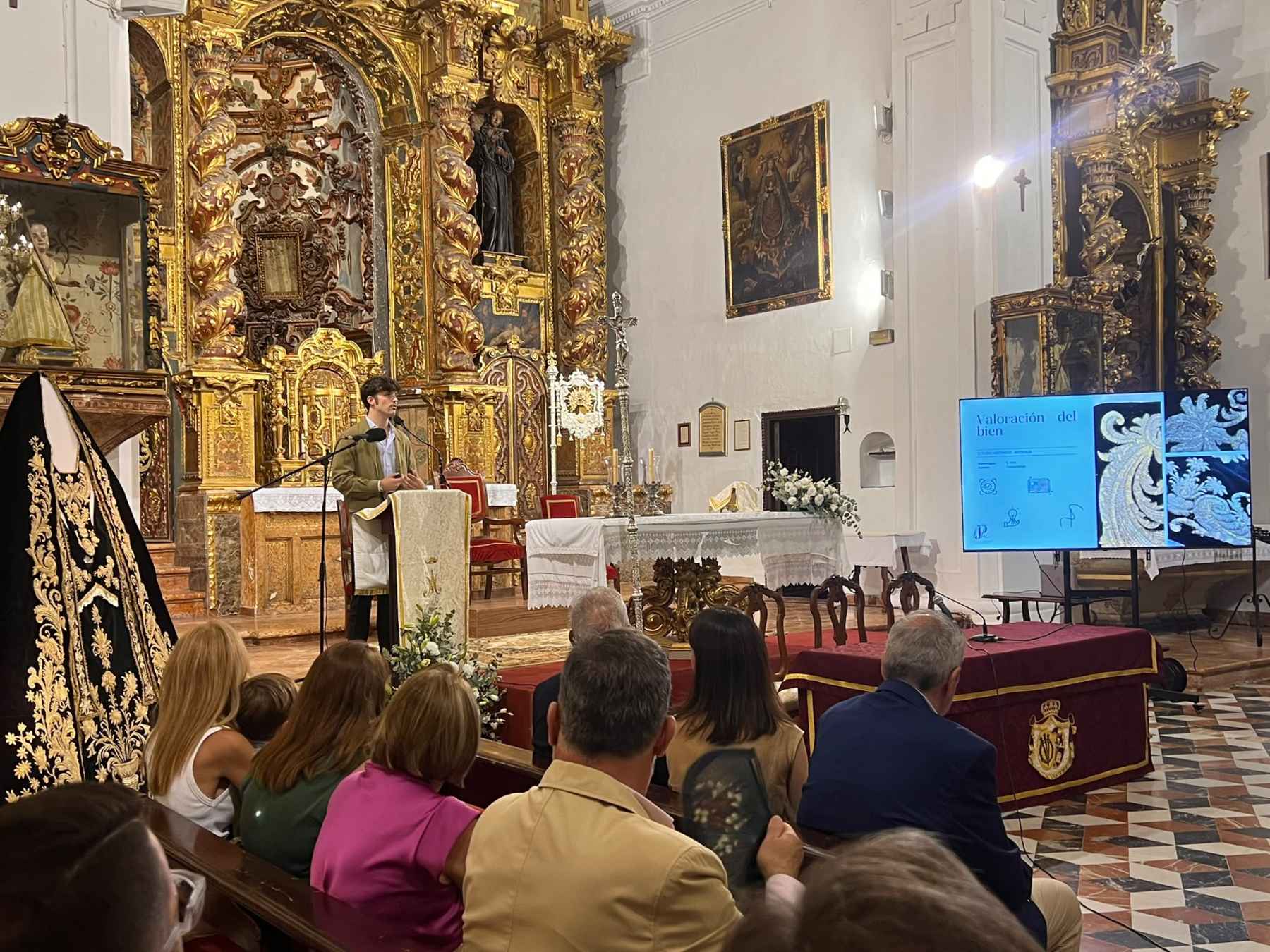 Imagen del acto celebrado en la iglesia de San Pedro.