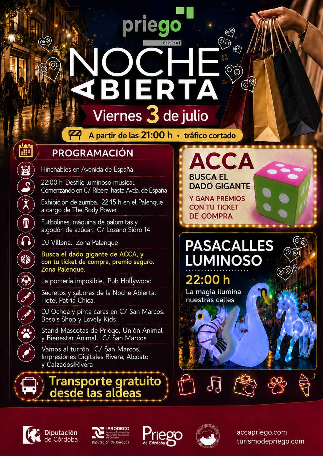 Actividades programadas.