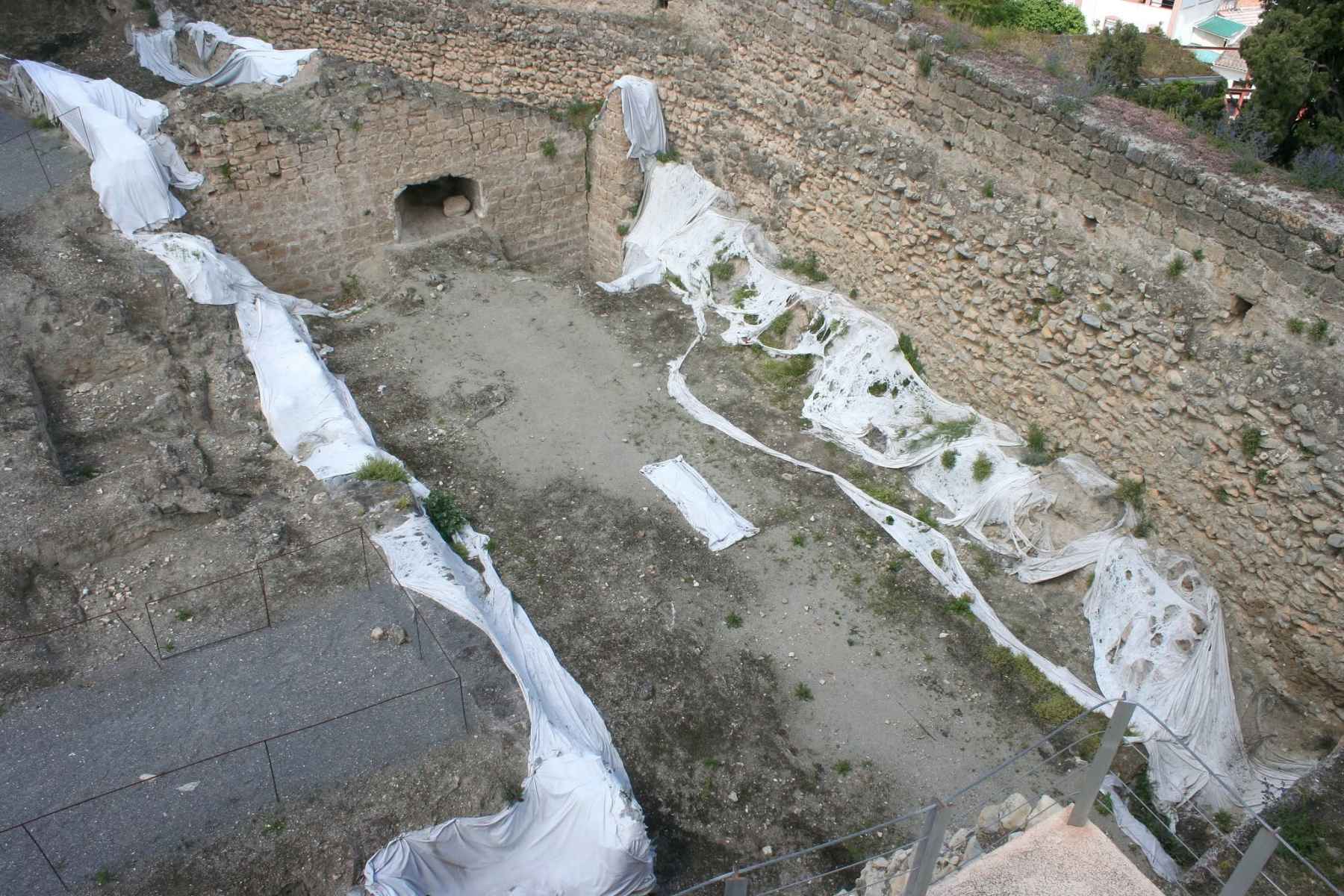 Imagen de la zona antes de la restauración.