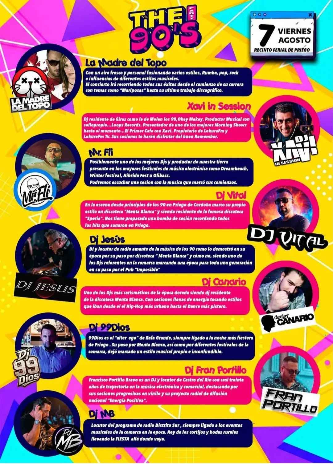 Cartel del concierto.