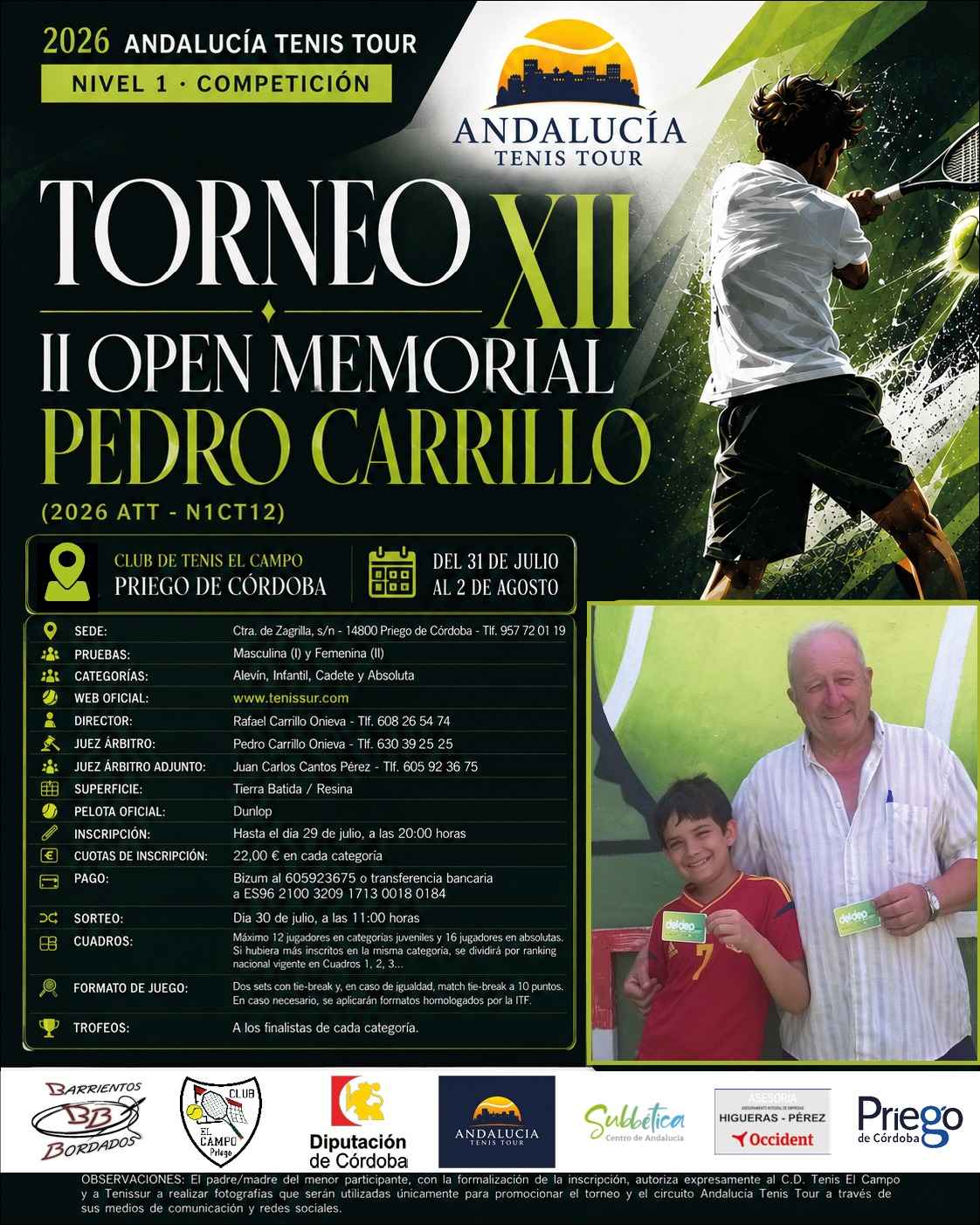 Cartel del torneo.