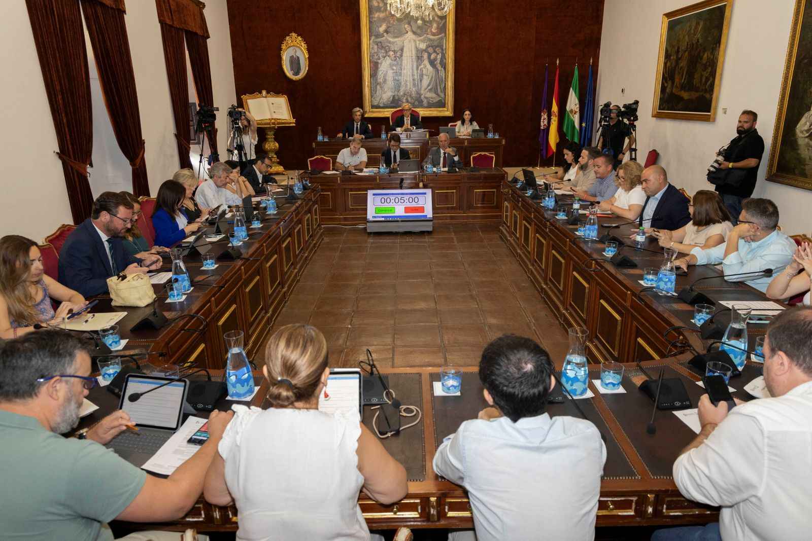 Imagen del Pleno Ordinario de Diputación.