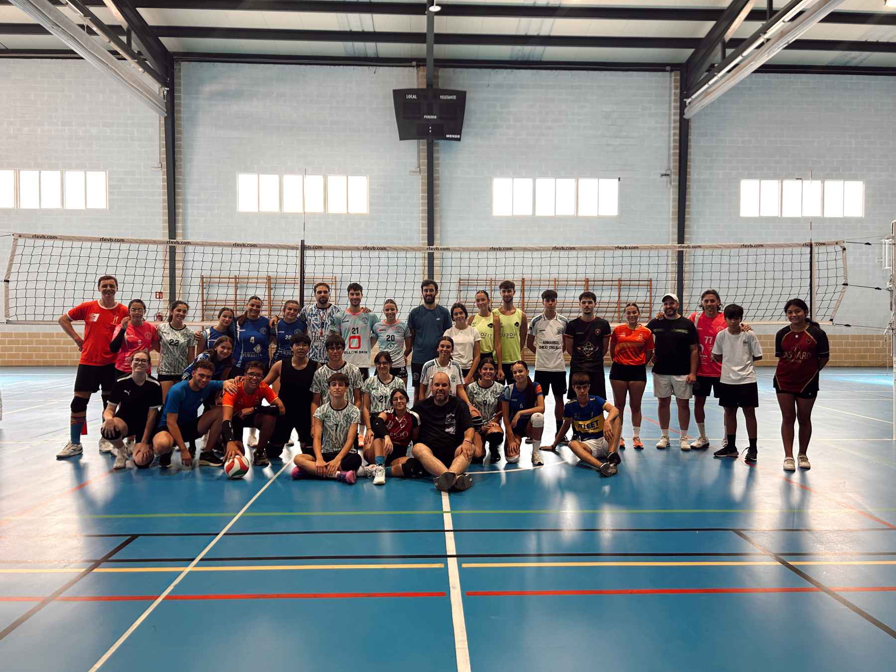 Participantes en las actividades del club.