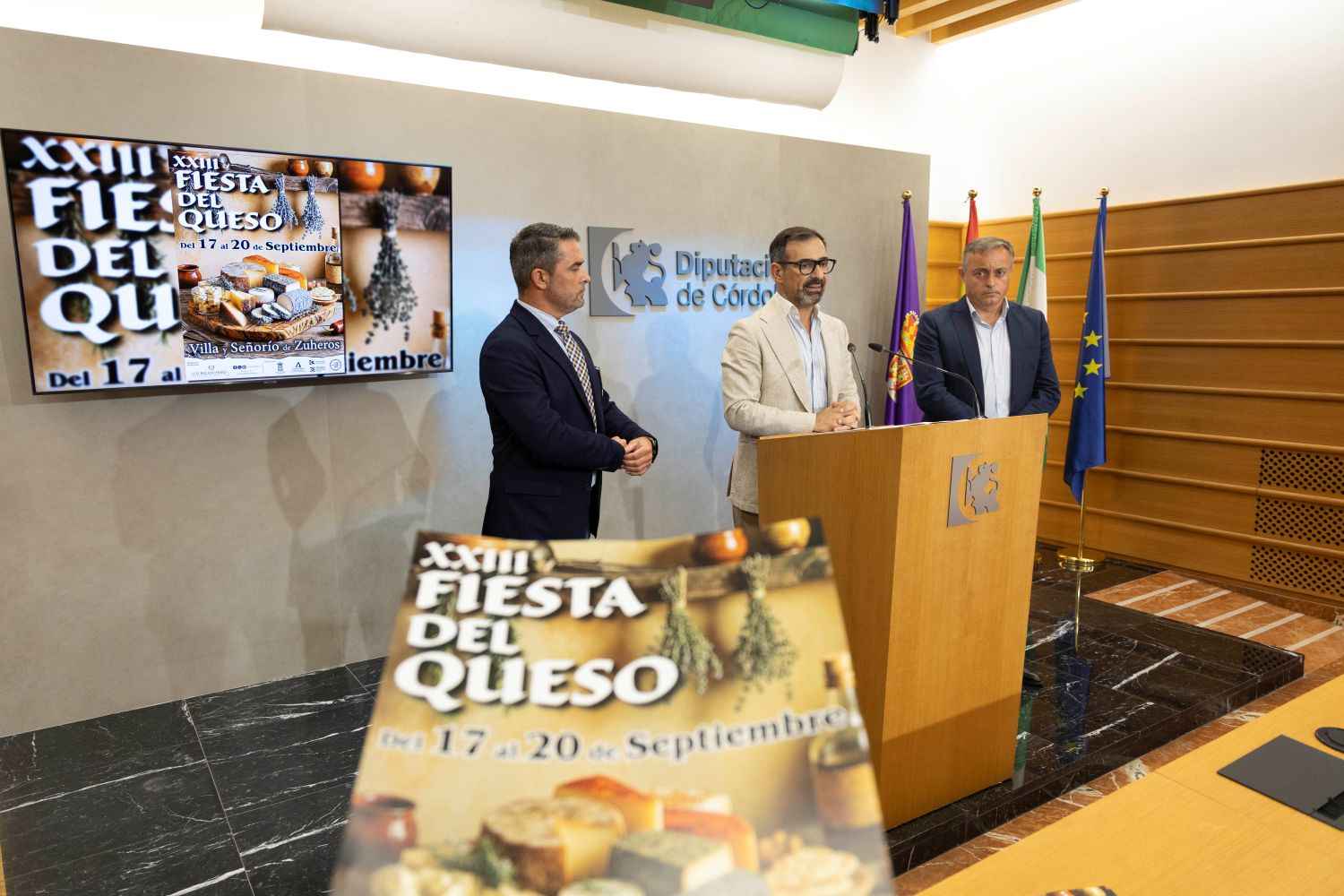 Presentación de  la XXIII Feria del Queso Villa de Zuheros.