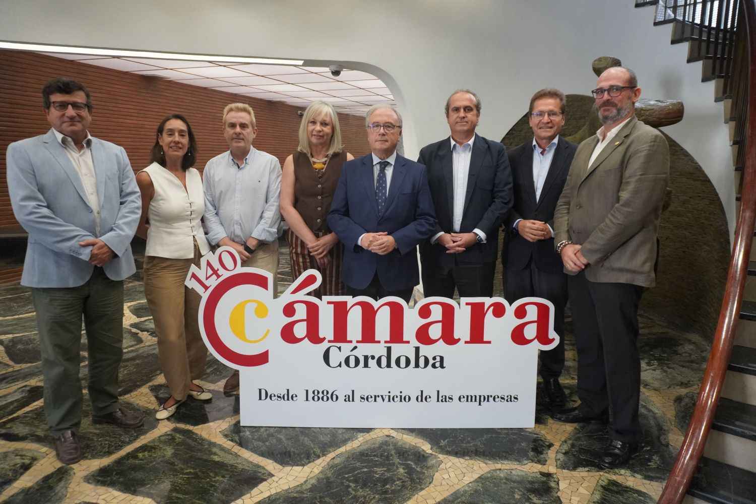 Presentación de la imagen corporativa del 140 aniversario de la Cámara de Comercio de Córdoba.