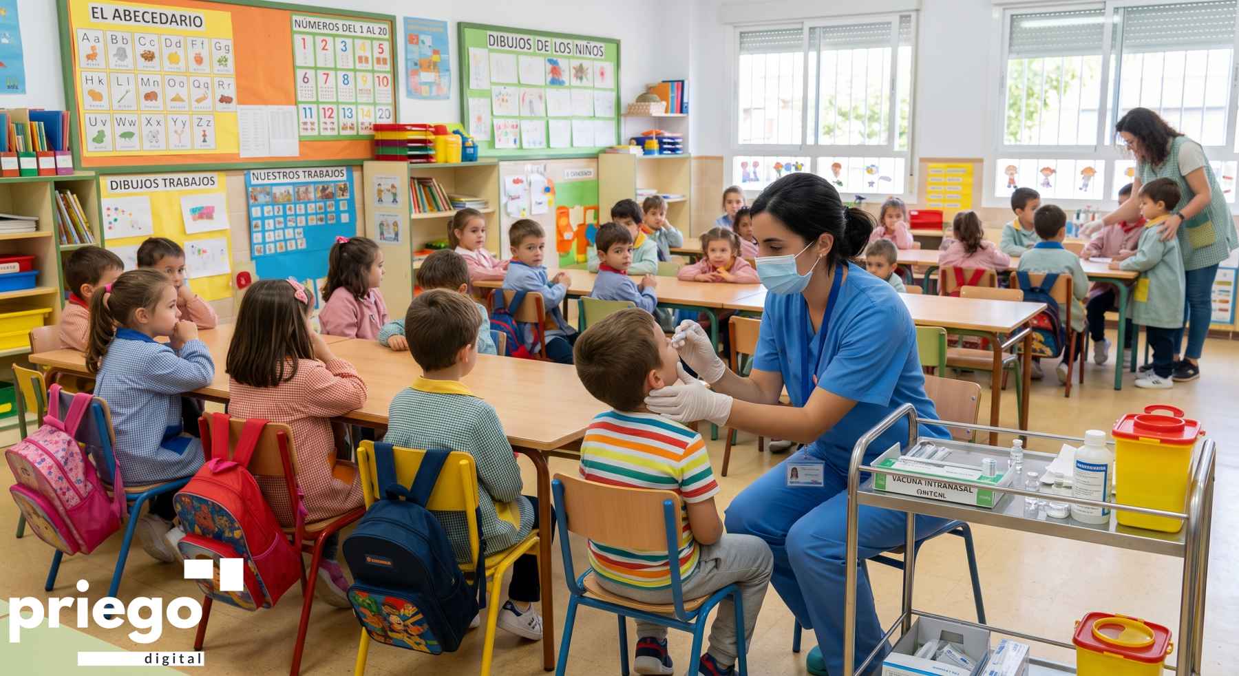 Los niños y niñas de 3 y 4 años podrán recibir la vacuna directamente en sus centros educativos.