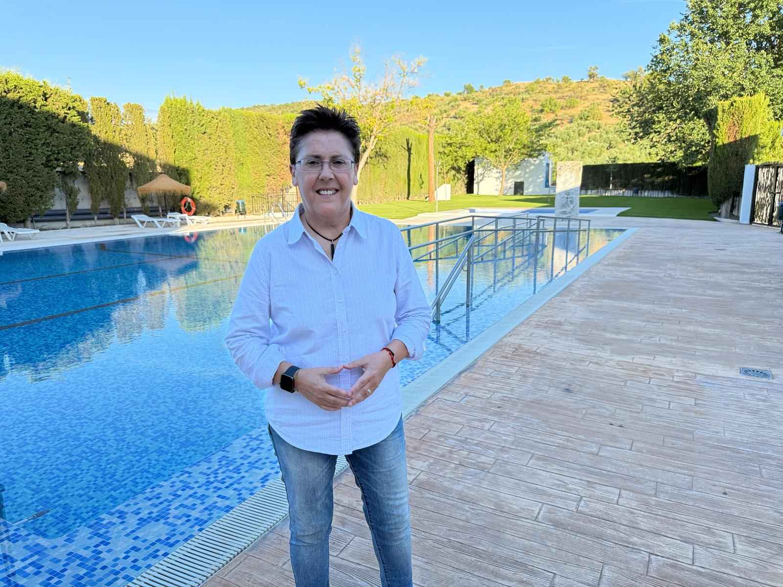 La alcaldesa de Fuente Tójar, Marifé Muñoz.