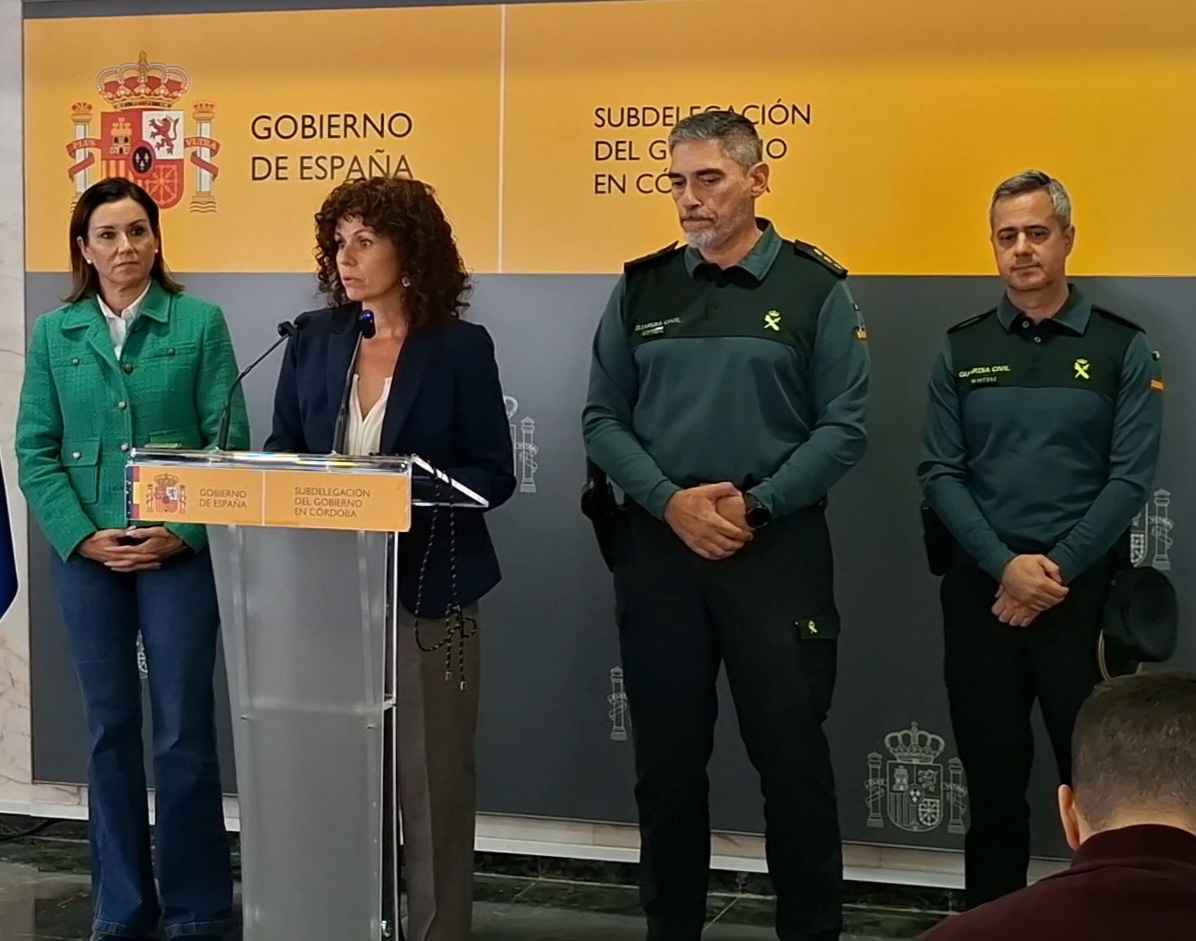 Presentación del dispositivo de seguridad para la campaña de la aceituna en la Subdelegación del Gobierno en Córdoba.