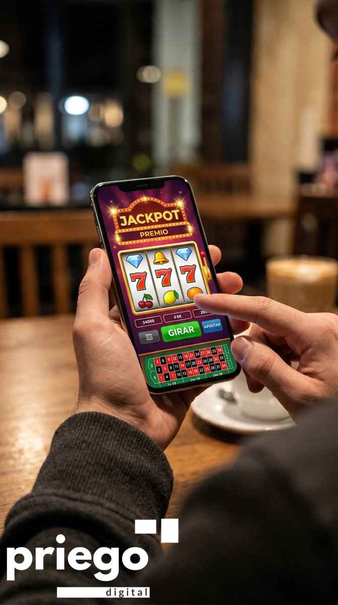 Juego online desde un teléfono móvil.