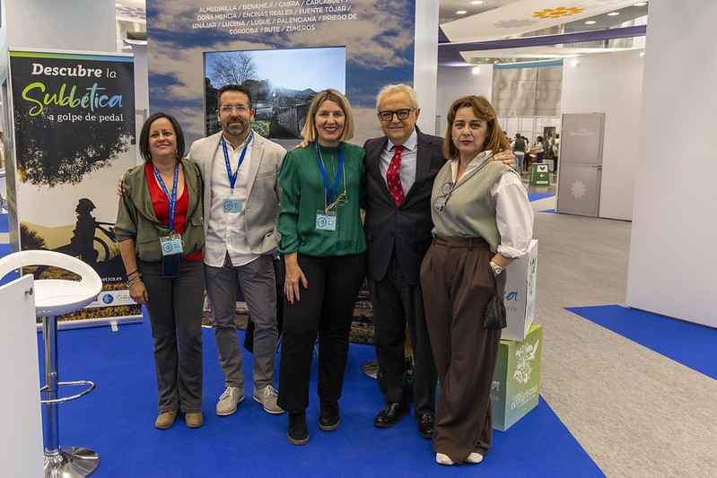 Expositores en el estand de la Subbética en la Feria Sabor a Córdoba.