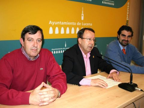 Jimenez, Bergillos y Montes durante la rueda de prensa. (Foto: Cedida)