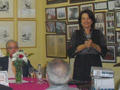 María Jesús Gualda durante un reciente acto. (Foto: Cedida)
