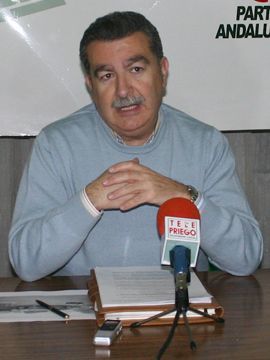 Juan Carlos Pérez Cabello, portavoz del grupo municipal del PA. (Foto: R. Cobo)