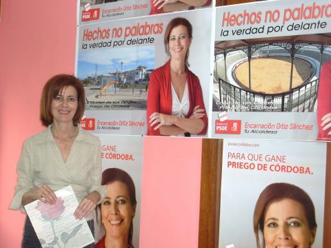 Encarnación Ortiz Sánchez, candidata a la Alcaldía por el PSOE-A. (Foto: Cedida)