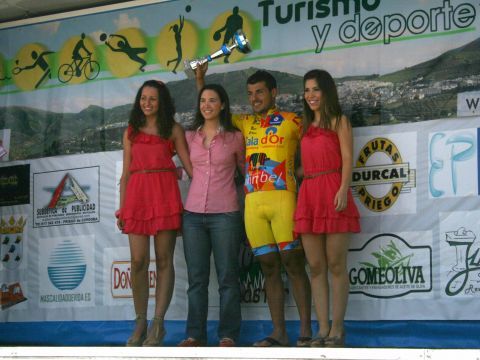 Jenaro Ramos, vencedor de la primera etapa de la II Vuelta Ciclista a la Subbética. (Foto: Antonio J. Sobrados)