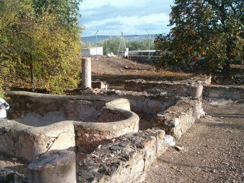 Imagen del yacimiento arqueológico de la villa del Mithra. (Foto: Cedida)