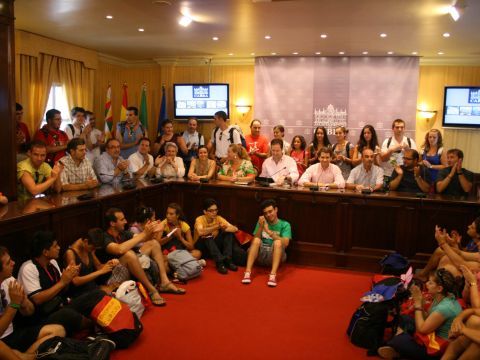 Imagen de la Sala Capitular durante la recepción. (Foto: Antonio J. Sobrados)