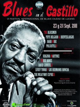 Cartel de la VI edición del Festival Internacional de Blues Ciudad de Lucena. (Foto: Cedida)