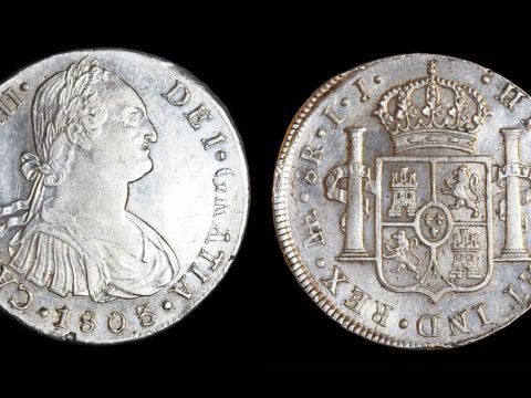 Monedas de Carlos IV. (Foto: Cedida)