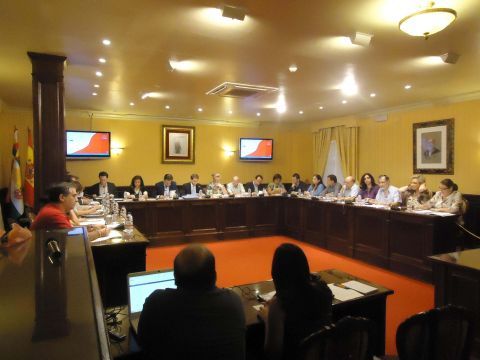 Imagen de la sesión plenaria celebrada este lunes 26 de septiembre. (Foto: J. Moreno)