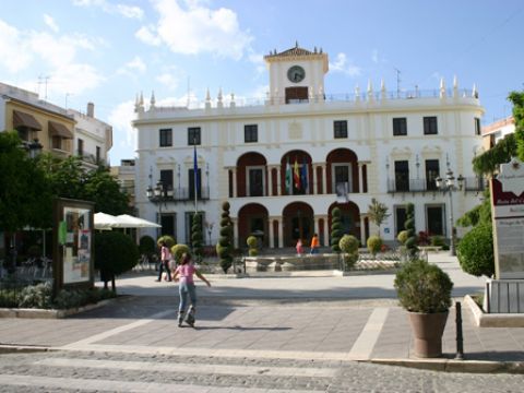 Vista general del Palacio Consistorial prieguense. (Foto: R. Cobo)