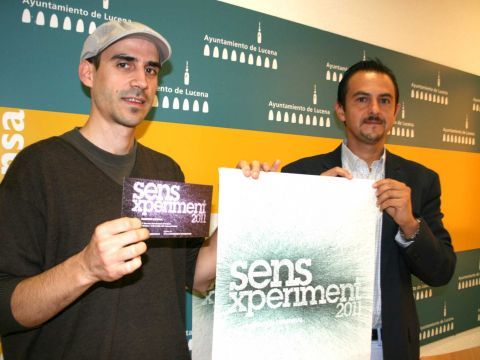 Juan Cantizani y Manuel Lara durante la presentación de Sensxperiment 2011. (Foto: Cedida)