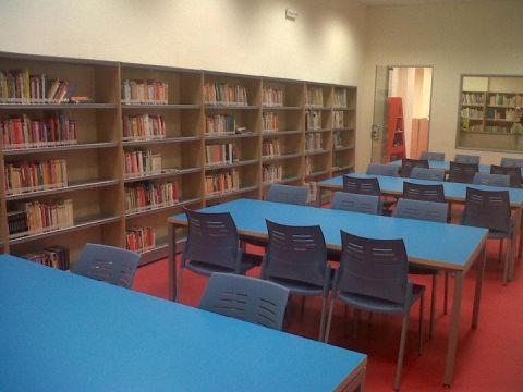 Nuevo aspecto de la Biblioteca "Juan Soca" tras lass obras (Foto: Cedida)