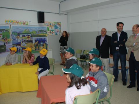 Un momento de la presentación de la campaña en el colegio CEIP San José de Montilla. (Foto: Cedida)