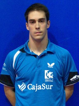 Alejandro Calvo, jugador del CajaSur Priego Tenis de Mesa.