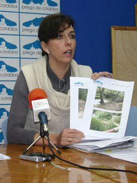 María Luisa Ceballos durante la rueda de prensa ofrecida ayer. (Foto: R. Cobo)