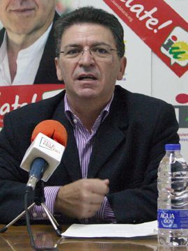 Bartolomé Caballero, candidato al Congreso por IU. (Foto: R. Cobo)