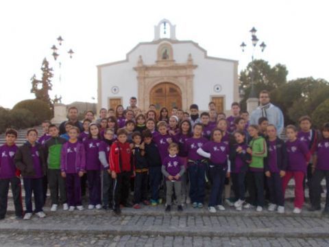 Grupo del CEIP Niceto Alcalá-Zamora, participantes en la actividad. (Foto: Cedida)