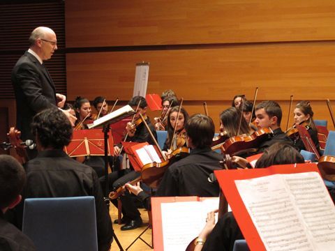 La Orquesta Joven del Bicentenario durante una de sus recientes actuaciones. (Foto: Cedida)