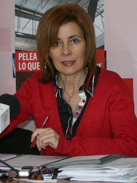Encarnación Ortiz, portavoz del grupo municipal del PSOE. (Foto: R. Cobo)
