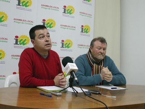 Manuel Rodríguez y Francisco Del Caño durante la rueda de prensa ofrecida ayer lunes. (Foto: R. Cobo)