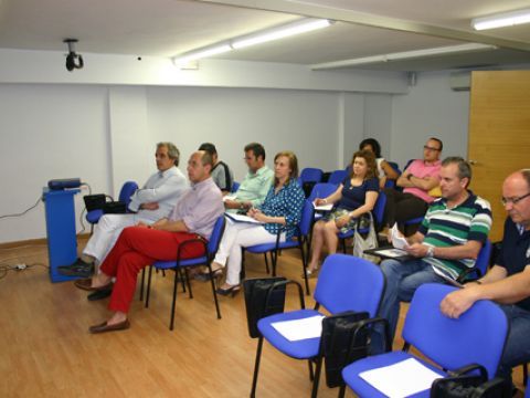 Participantes en la jornada celebrada ayer en la sede de FEP. (Foto: Cedida)