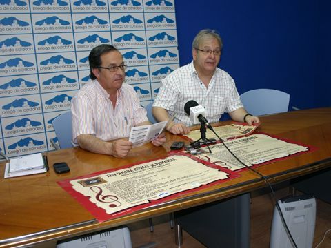 Miguel Forcada y Antonio López durante la presentación del ciclo de conciertos. (Foto: R. Cobo)