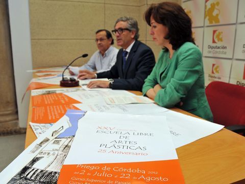 Un momento de la rueda de prensa celebrada en la sede de la Diputación de Córdoba. (Foto: Cedida)