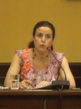Cristina Jiménez, portavoz del grupo popular. (Foto: J. Moreno)