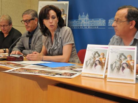 Antonio López, Antonió Pineda, María Luisa Ceballos y Miguel Forcada durante el acto de presentación del Festival celebrado en la Diputación. (Foto: Cedida)