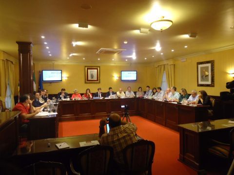 Sesión plenaria de la corporación municipal. (Foto: J. Moreno)