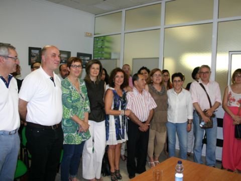 Participantes en la reunión celebrada esta mañana en la sede de la Mancomunidad. (Foto: R. Cobo)