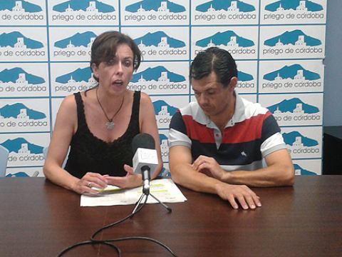 Ceballos y Carrillo durante la rueda de prensa celebrada esta mañana. (Foto: R. Cobo)