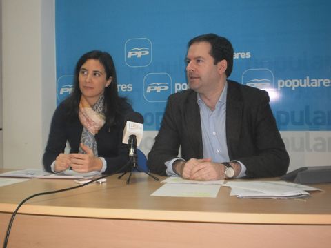 Casanueva y Molina, esta mañana durante su comparecencia ante los medios. (Foto: R. Cobo)