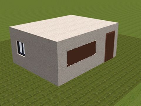 Reconstruccion en 3D del futuro quiosco-bar que se pretende construir. (Foto: Cedida)