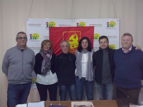 Integrantes de la agrupación local del Partido Comunista de Andalucía. (Foto: Cedida)