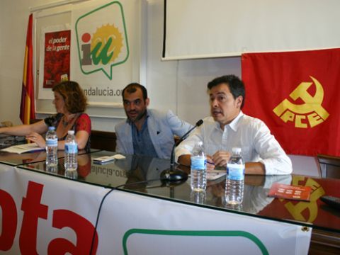 Alba Doblas, José Manuel Mariscal y Manuel Rodríguez. (Foto: R. Cobo)